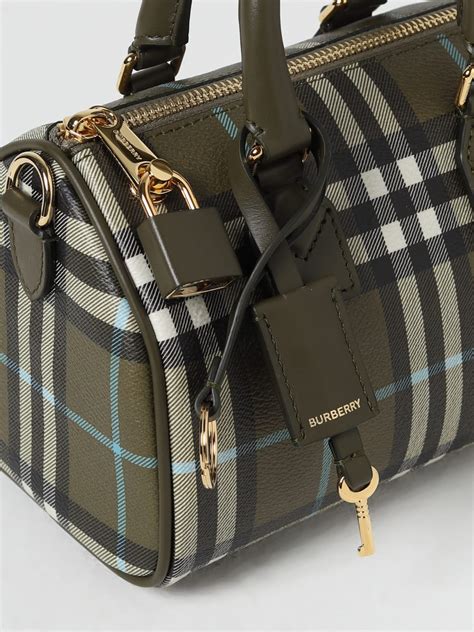 burberry bowling bee bag|burberry check mini bowling bag.